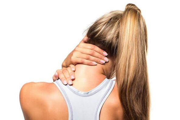 L'osteocondrosi del rachide cervicale si manifesta con dolore al collo e alle spalle